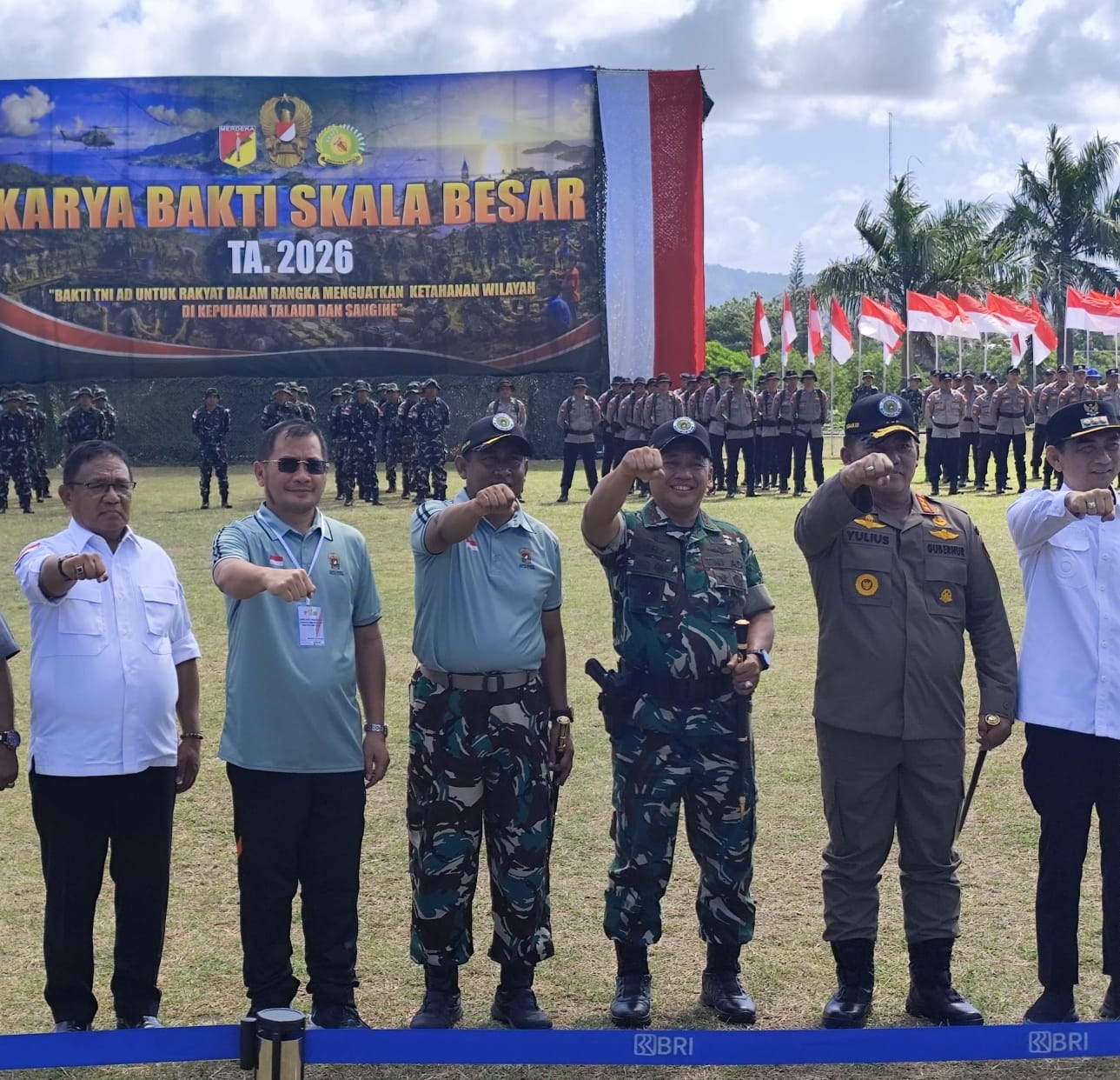Rektor Utus Empat Dekan Pimpin Karya Bakti Skala Besar TA 2026 di Perbatasan Talaud Talaud