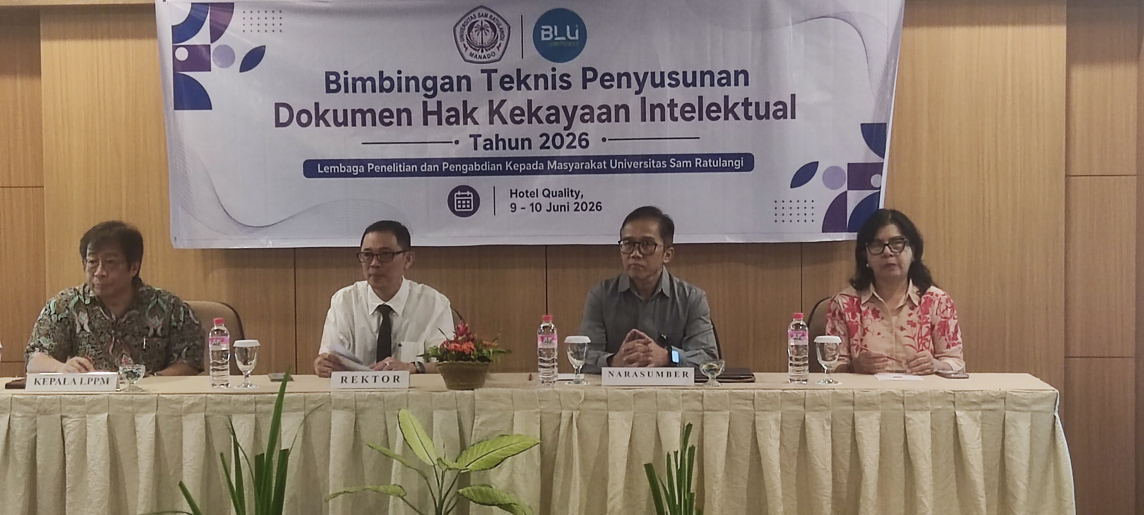 Unsrat Tembus 5 Besar Nasional, Rektor Tegaskan HKI Wajib bagi Peneliti